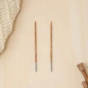 Aiguilles circulaires Interchangeables en bois d&rsquo;Erable – Du N°3 au N°15