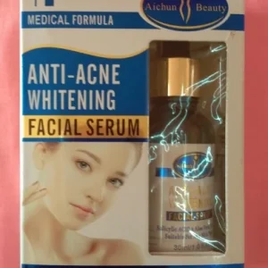Sérum visage blanchissant anti-acné à base d&rsquo;acide salicylique et d&rsquo;extrait d&rsquo;aloe vera adapté à tous les types de peau AICHUN BEAUTY