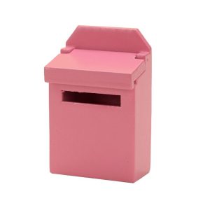 Boîte aux lettres rose