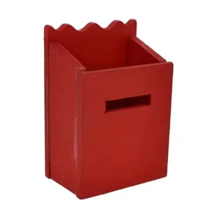 Boîte aux lettres rouge