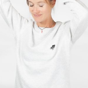 PULL FEMME : Cycliste velo picto