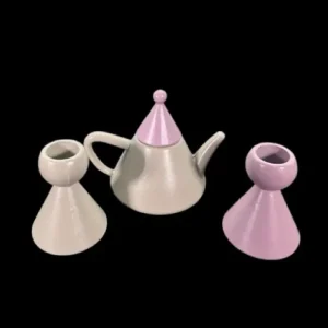Ensemble théière conique – Violet – Grand modèle
