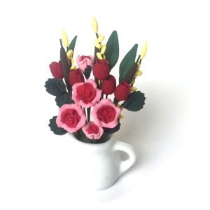 Bouquet de fleurs en pot