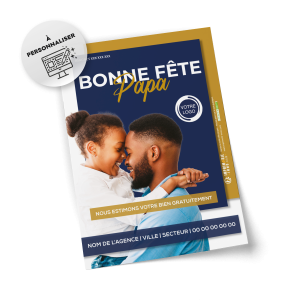 Flyers Fête des pères  A5 à personnaliser