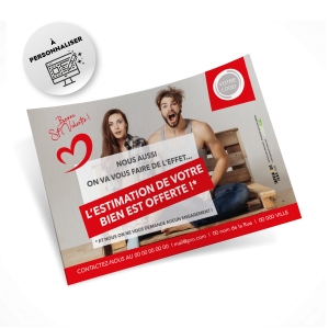 Flyers Saint Valentin A5 à personnaliser