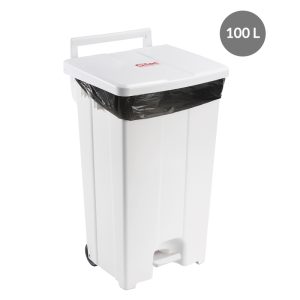 Collecteur à pédale 100 L – couvercle