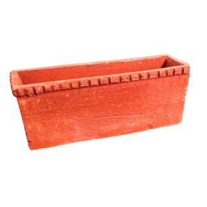 Jardinière / balconnière en terre cuite