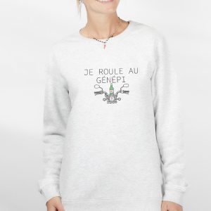 PULL FEMME : Je roule au génépi – Motard