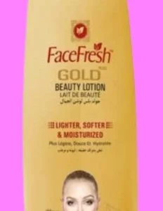 Lait de beauté adoucissant hydratant FACE FRESH GOLD PLUS