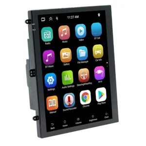 Appareil de navigation GPS Android 13 avec radio Bluetooth et écran vertical de 9,7 pouces, mémoire : 2 + 64 Go
