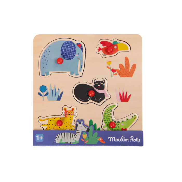 Puzzle d’encastrement Les Toupitis – Moulin Roty – Image 2