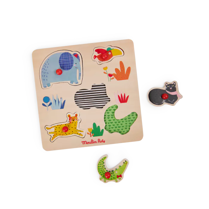 Puzzle d’encastrement Les Toupitis – Moulin Roty – Image 3