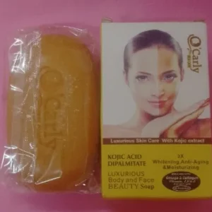 Savon de beauté luxueux pour le corps et le visage au di palmitate d&rsquo;acid kojic O&rsquo;CARLY