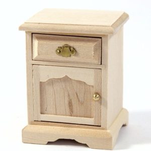 Table de nuit – Bois brut