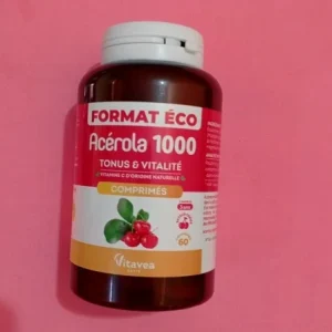 Vitamine C Acérola 1000 tonus et vitalité VITAVEA