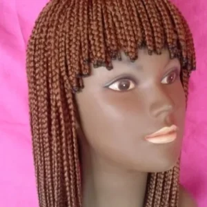 Perruque synthétique tresse style « Yannick » fabrication artisanale