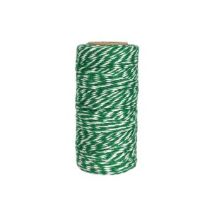 Ficelle bicolore verte