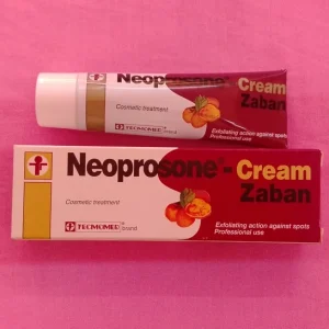 Tube crème NEOPROSONE ZABAN action exfoliante contre les taches