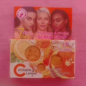Savon gommant éclaircissant et raffermissant DR.DAVEY à la vitamine et citron