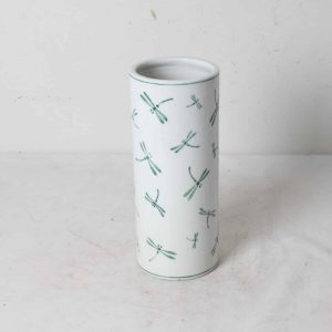 Vase aux motifs de libellules
