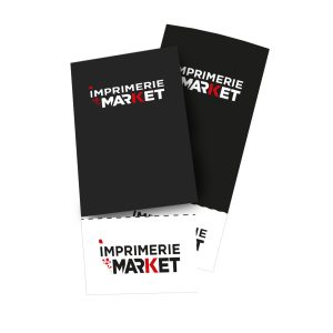 Flyers 21 x 9,9 cm avec carte de visite détachable