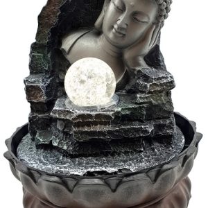 Fontaine à eau Bouddha couché