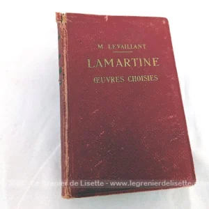 Ancien livre « Lamartine, Oeuves Choisies » de 1949