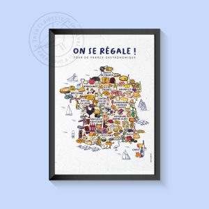 TataClairette – Poster Tour de France Gastronomique