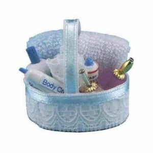 Panier de produits toilette bébé