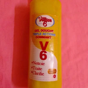 Gel Douche V6 triple actions gommant