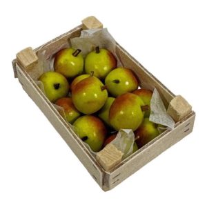 Pommes Cox dans une cagette bois