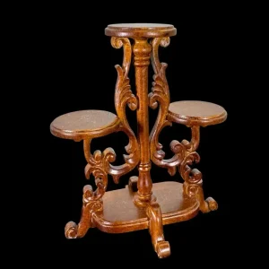 Porte-plante 3 niveaux – Style Louis XV