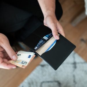 Merci La France – Portefeuille en cuir extra fin