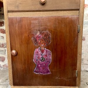 Meuble de rangement vintage en bois