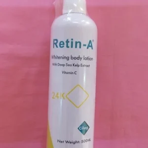 Lotion corporelle blanchissante RETIN-A à l&rsquo;extrait d&rsquo;algues marines profondes vitamine C  24k