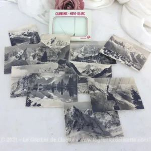 Livret de 10 anciennes photos Chamonix -Mont Blanc