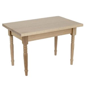 Table en bois brut – Pieds tournés