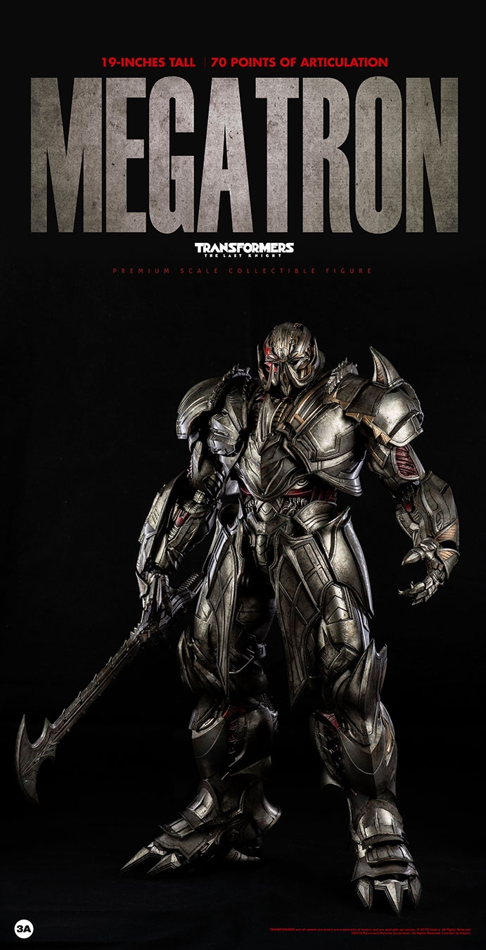 ThreeZero Transformers The Last Knight Premium Megatron ( Standard Version ) 19 Inch Figure – Image 4