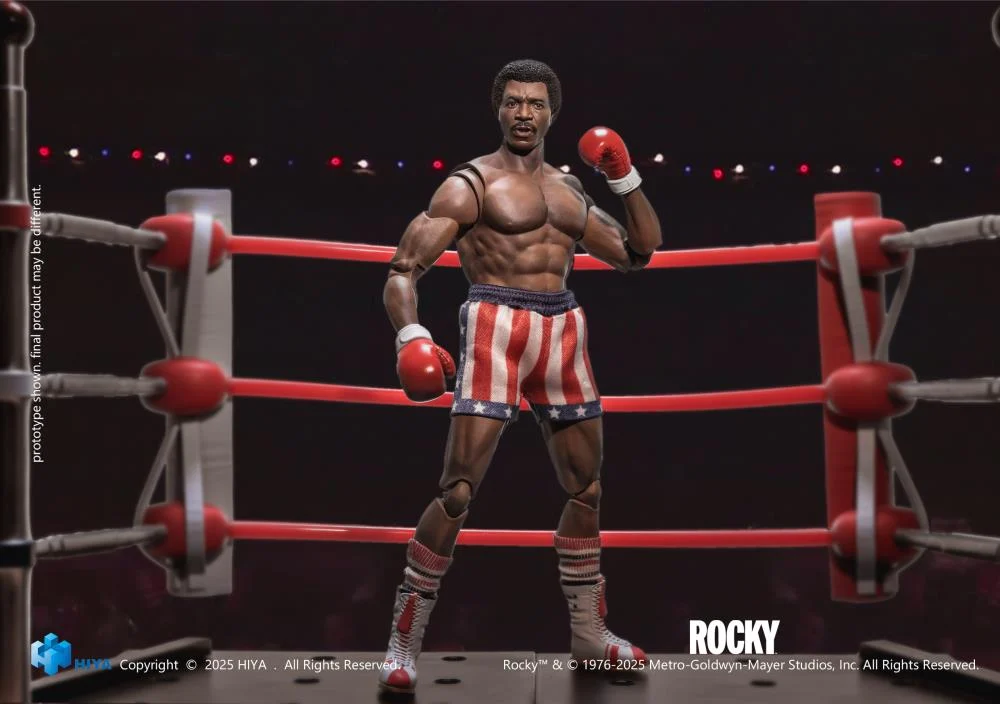 HIYA Toys Rocky Exquisite Super Series Apollo Creed Action Figure – Image 4