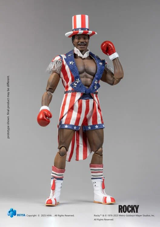 HIYA Toys Rocky Exquisite Super Series Apollo Creed Action Figure – Image 2