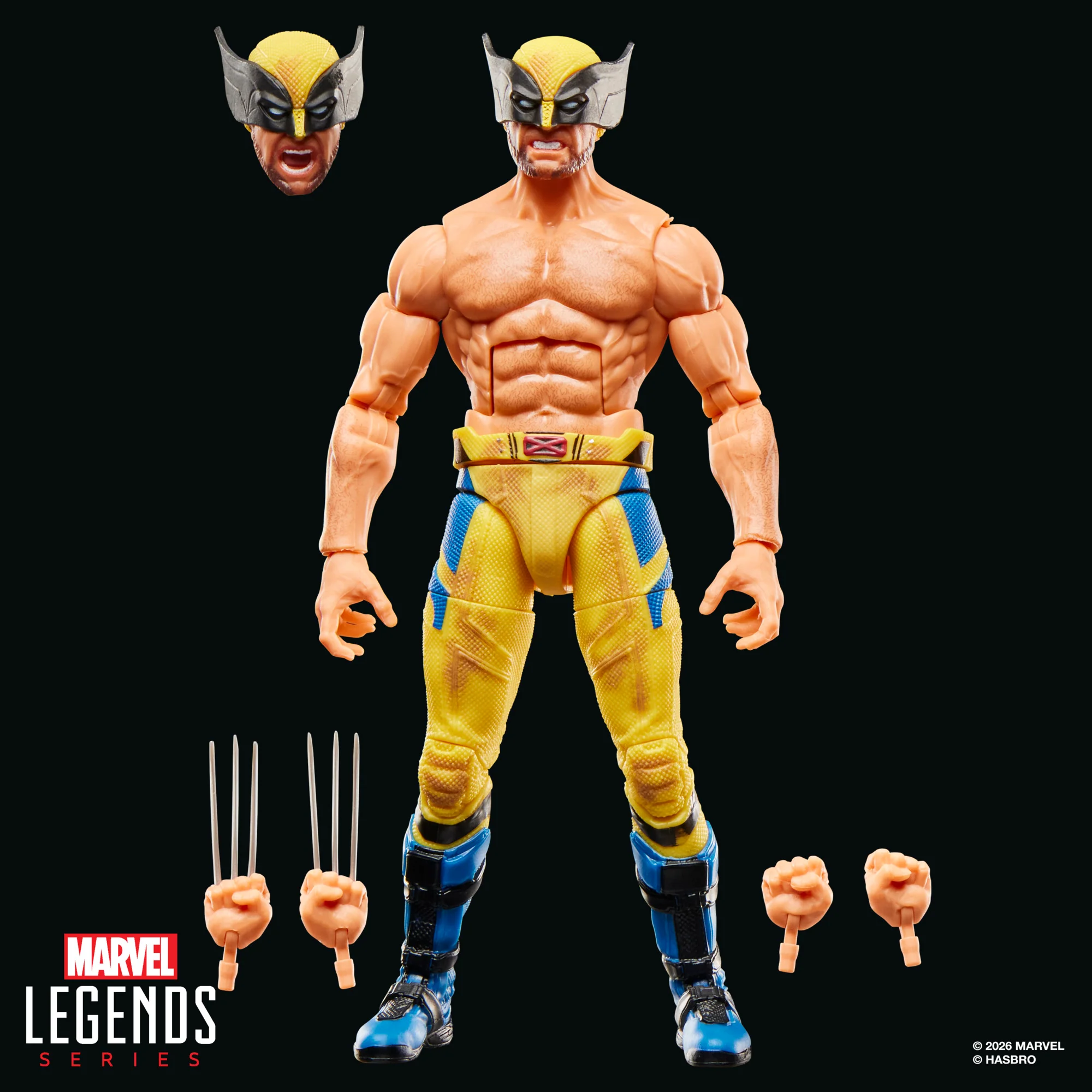 Marvel Legends Deadpool & Wolverine Shirtless Wolverine Action Figure – Image 5