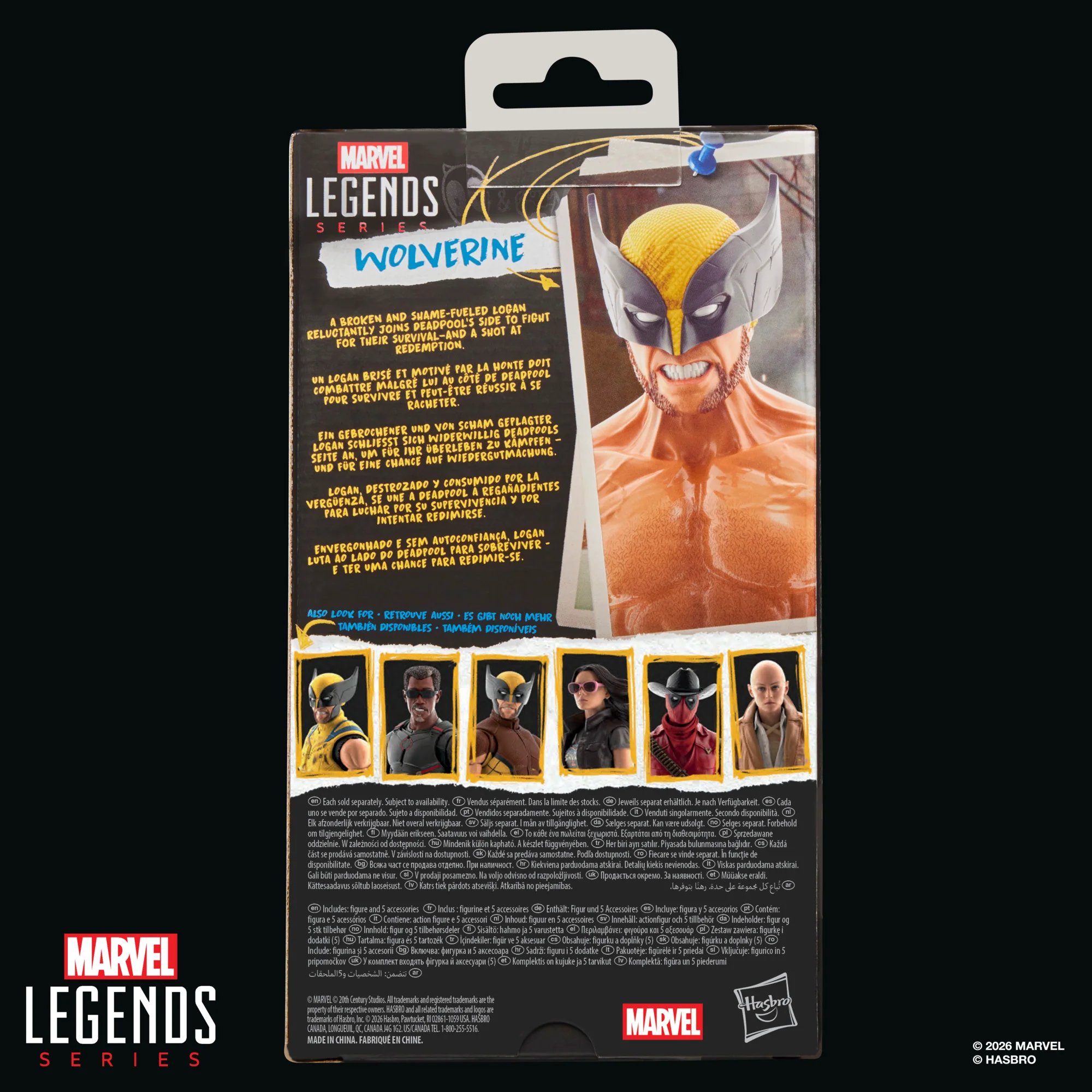 Marvel Legends Deadpool & Wolverine Shirtless Wolverine Action Figure – Image 3