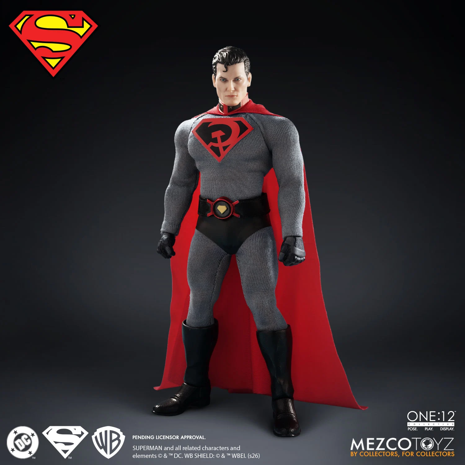 Mezco One:12 Collective Superman – Red Son Action Figure – Image 8