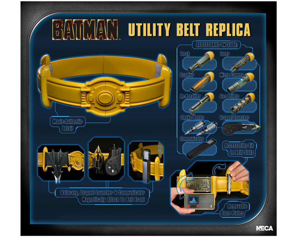 NECA Batman 1989 Utility Belt Prop Replica – Image 2