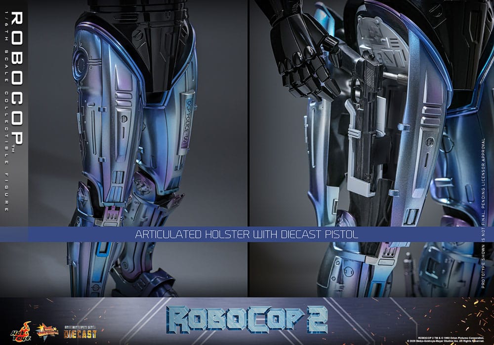 Hot Toys Movie Masterpiece RoboCop 2 RoboCop Diecast Action Figure – Image 5