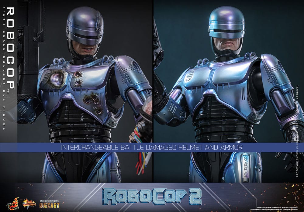 Hot Toys Movie Masterpiece RoboCop 2 RoboCop Diecast Action Figure – Image 4