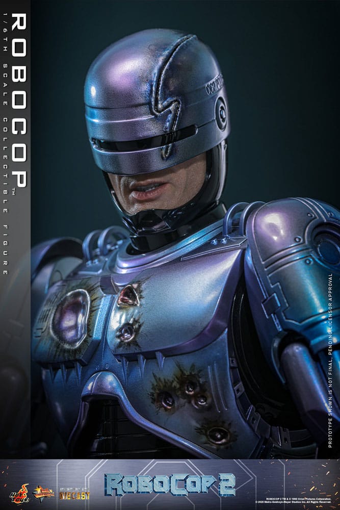 Hot Toys Movie Masterpiece RoboCop 2 RoboCop Diecast Action Figure – Image 2