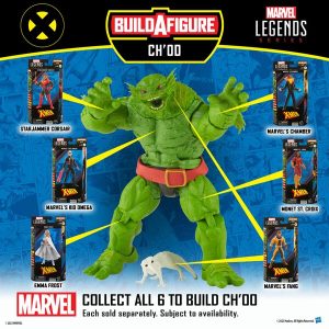 Marvel Legends X-Men Ch&rsquo;od BAF Wave Set of 6