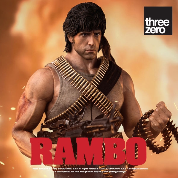 Threezero Rambo: First Blood – John Rambo 1/6 Scale Action Figure – Image 3