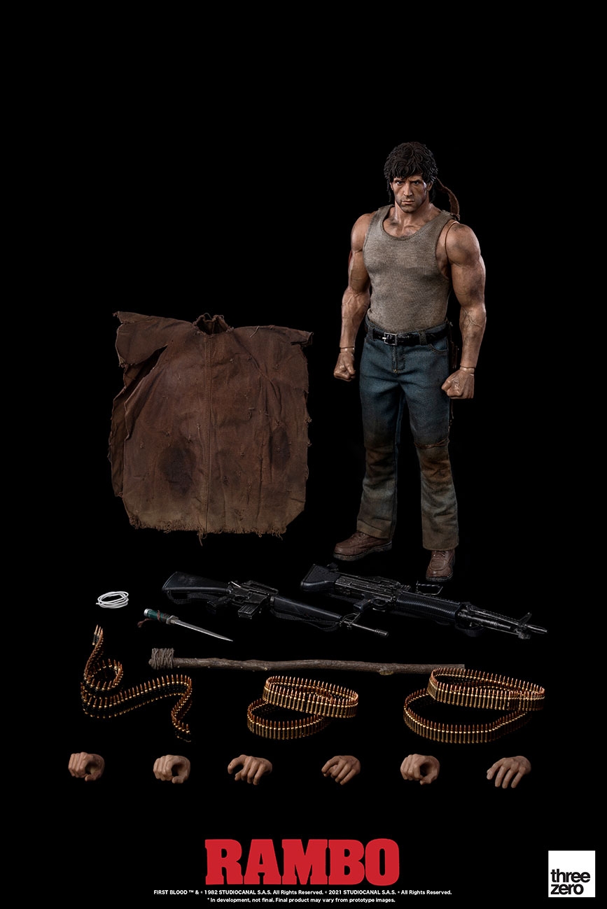 Threezero Rambo: First Blood – John Rambo 1/6 Scale Action Figure – Image 4